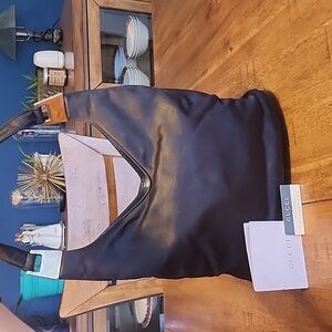 GUCCI TOM FORD SATIN SHOULDER BAG